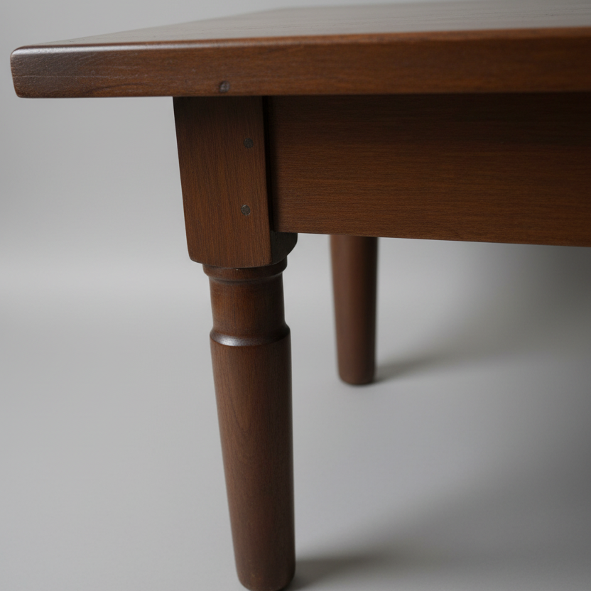 Детайл на резбовани дървени крака (Detail of Carved Wooden Bench Legs) – Класически занаятчийски дизайн – Close-up Shot
