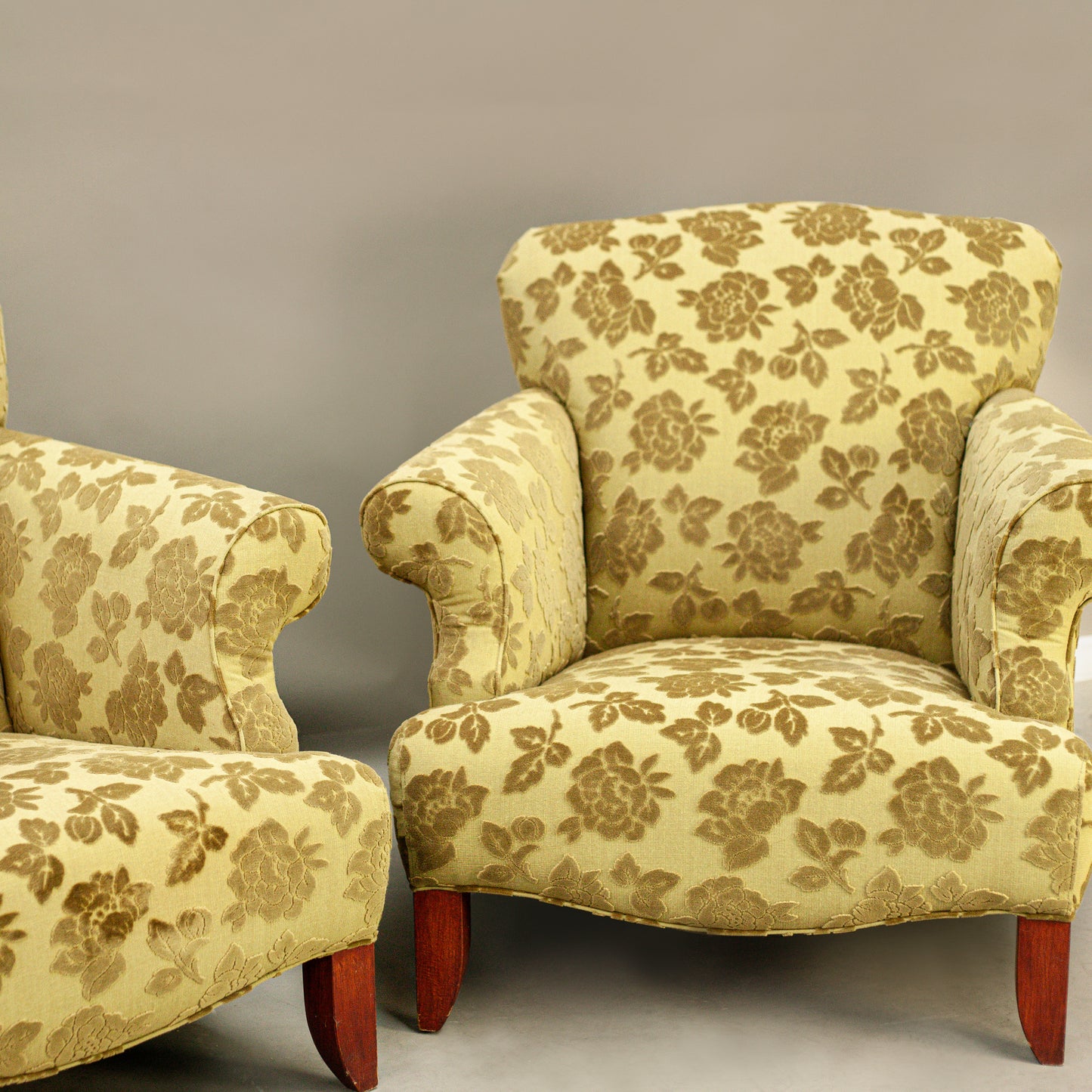 VICTORIAN STYLE ARMCHAIRS