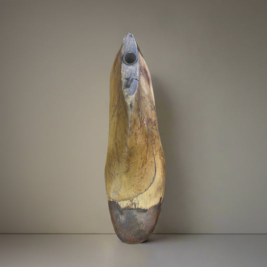 Антикварен дървен обущарски калъп (Antique Wooden Shoe Last) - Индустриален стил 1920-1950 - Front View