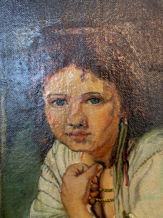 РЕПРОДУКЦИЯ НА „МОМИЧЕ НА ПРОЗОРЕЦА“/„КУХНЕНСКАТА ПРИСЛУЖНИЦА“/ РЕМБРАНД-МАСЛО