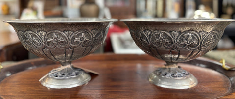 ДЕКОРАТИВНИ МЕСИНГОВИ КУПИ СЪС СРЕБЪРНО ПОКРИТИЕ