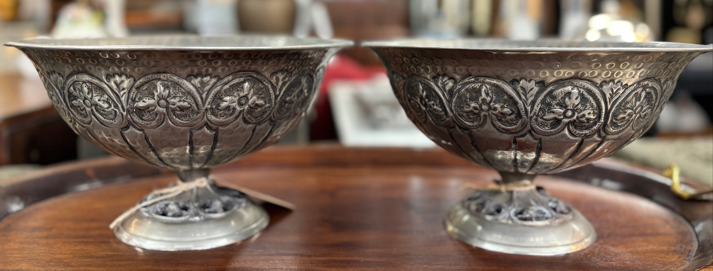 ДЕКОРАТИВНИ МЕСИНГОВИ КУПИ СЪС СРЕБЪРНО ПОКРИТИЕ