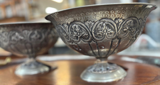 ДЕКОРАТИВНИ МЕСИНГОВИ КУПИ СЪС СРЕБЪРНО ПОКРИТИЕ