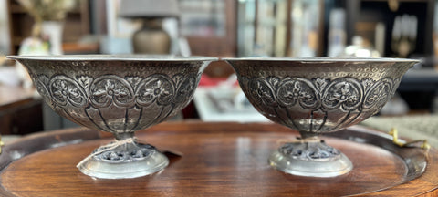 ДЕКОРАТИВНИ МЕСИНГОВИ КУПИ СЪС СРЕБЪРНО ПОКРИТИЕ