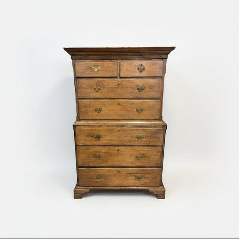 Antikvaren Dabov Skrin in brown Front View