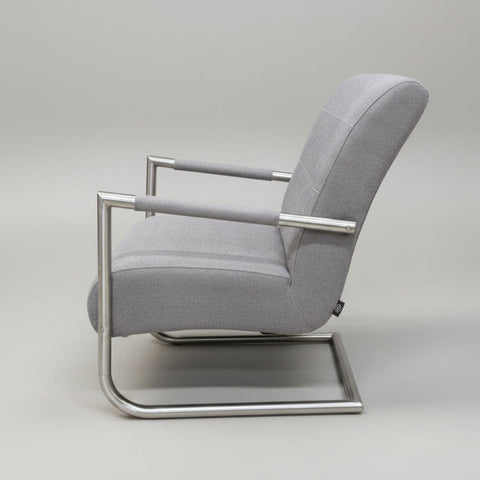 Kreslo Angelica Fenders in Gray - Right Side Profile Detail