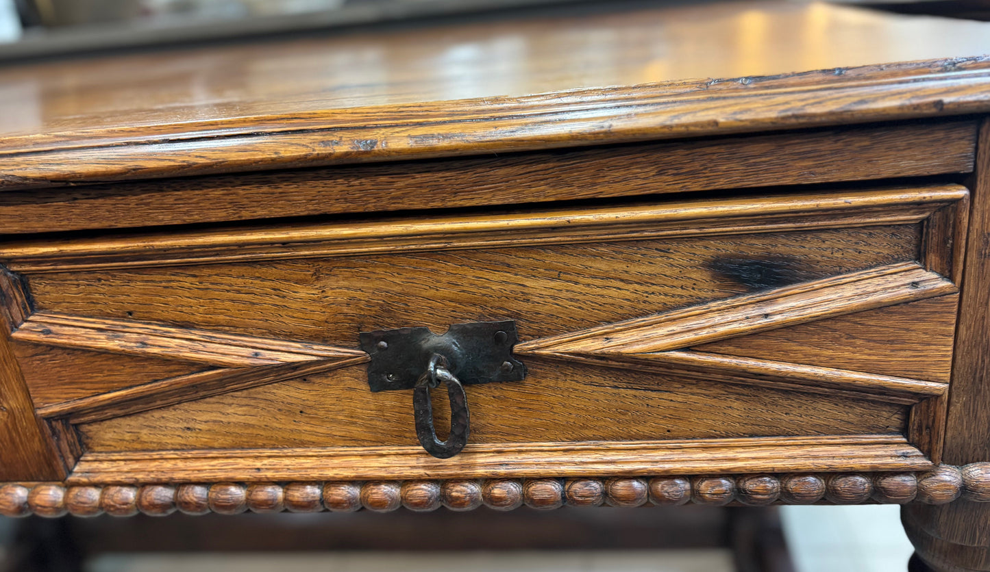 АНТИКВАРНА ДЪБОВА МАСА В СТИЛ Jacobean Revival /1880-1900г./