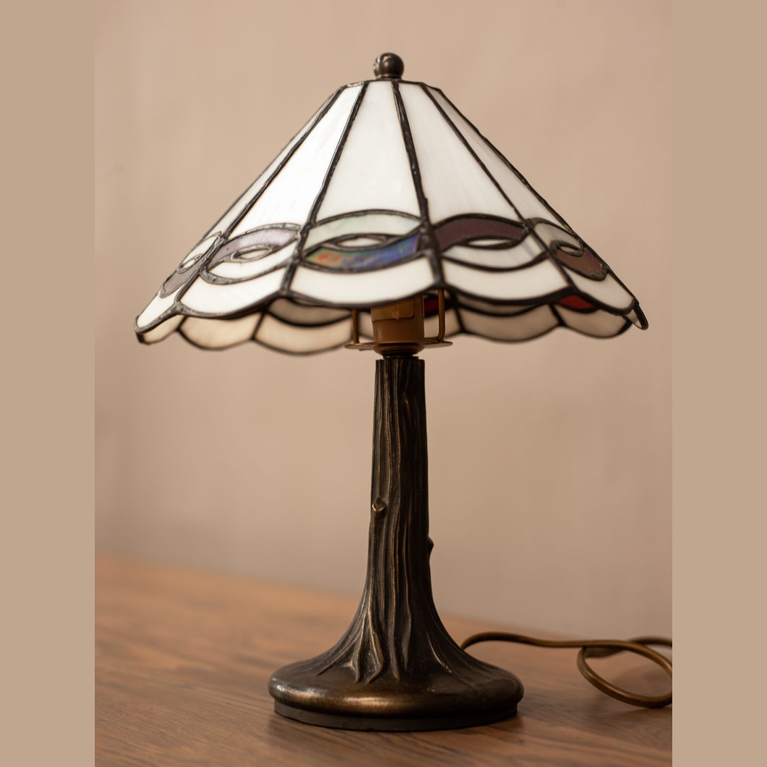 Нощна лампа тип "Тифани" - My Dutch House-мебели-намаление