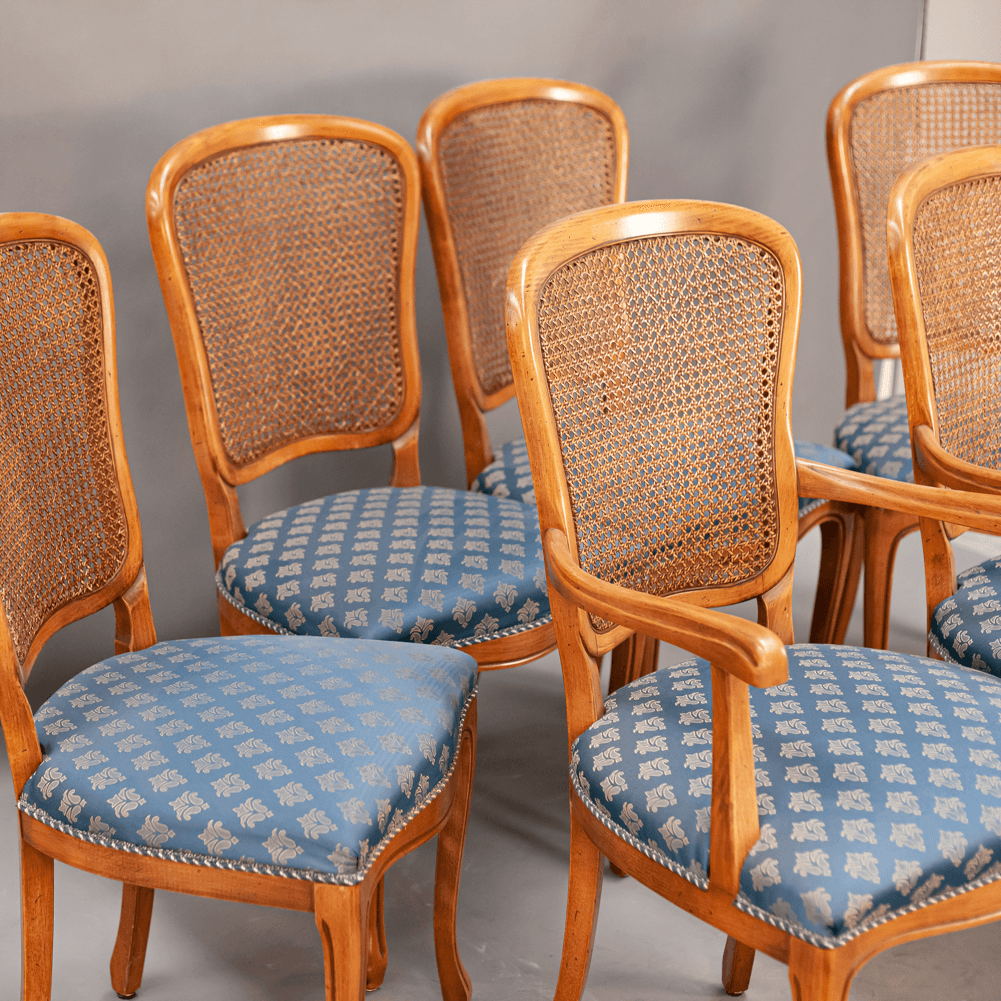 Трапезен стол в стил Френски Прованс (French Provincial Side Chair) – Крака тип кабриол – Side Profile